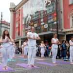 International Day of Yoga in Prague 2015, Central manifestation