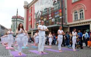 International Day of Yoga in Prague 2015, Central manifestation