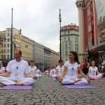 International Day of Yoga in Prague 2015, Central manifestation