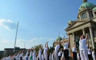 The Great European Yoga Performance in Belgrade 2015