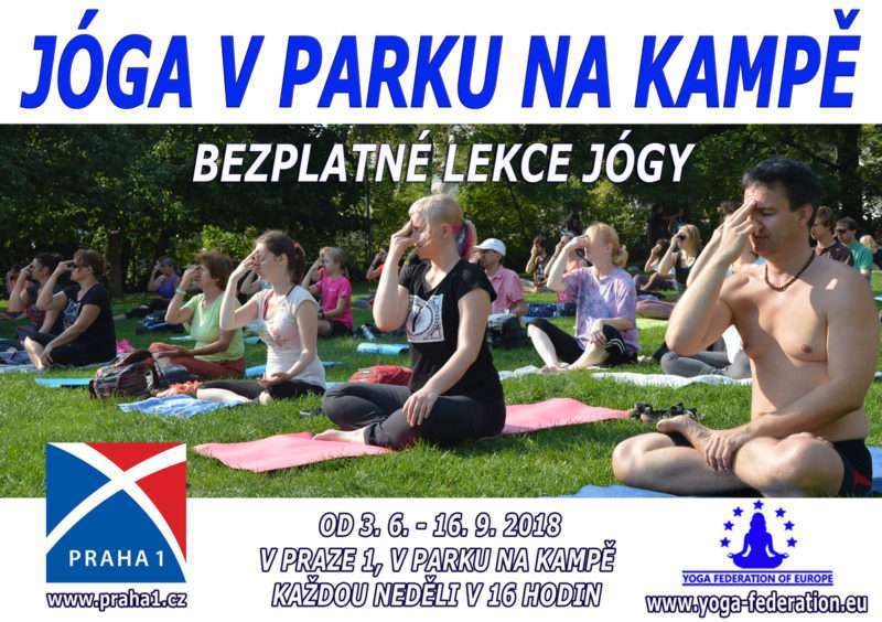 Joga v Parku na Kampe - Cvicte jogu s nami 2018