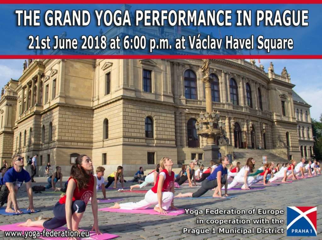 The Grand Yoga Performance in Prague 2018