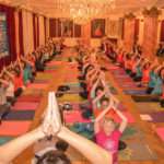 christmas yoga celebration