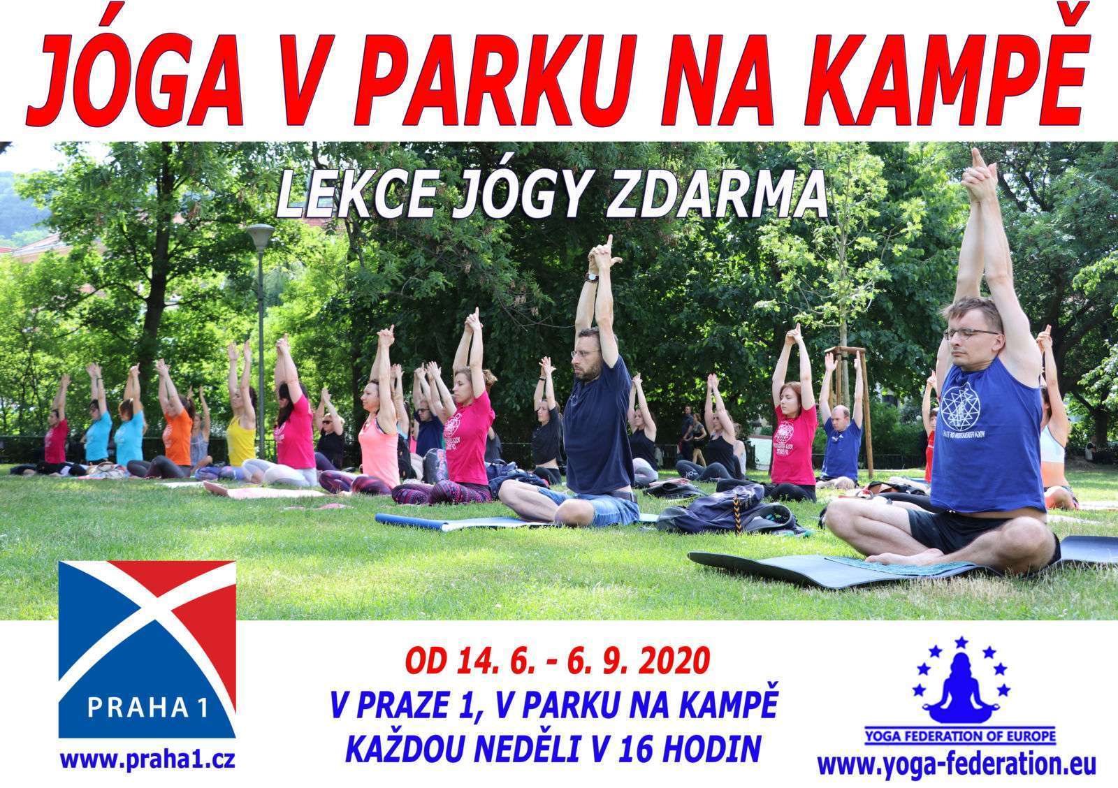 Yoga at Kampa Park – Practice yoga with us 2020