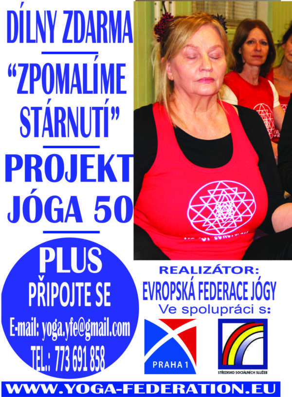 Joga 50 plus - lekce jogy zdarma - Praha 1