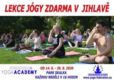 Lekce jogy zdarma v Jihlave